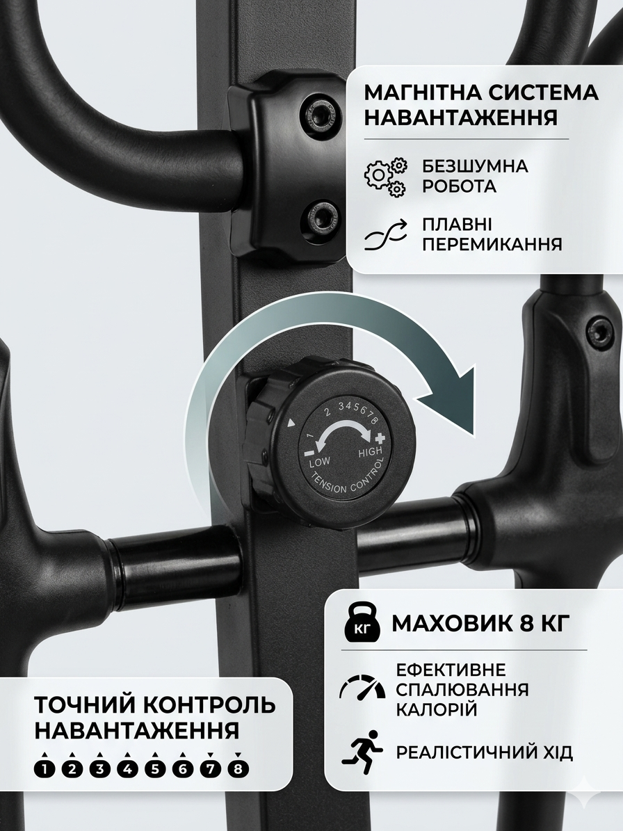 Орбітрек EcoFit E-617E магнітний